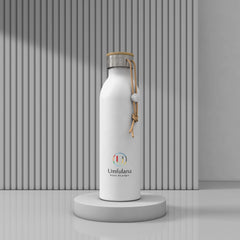 Edelstahl Trinkflasche - HYTE Cortina-Weiß