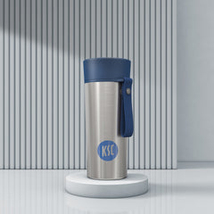 Edelstahl Thermobecher - KONA Stahl/Mykonos-Blau