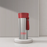 Edelstahl Thermobecher - KONA Stahl/Maranello-Rot