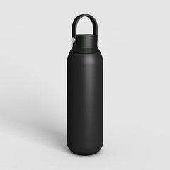 Edelstahl Trinkflasche - SENSIA Vulkan-Schwarz