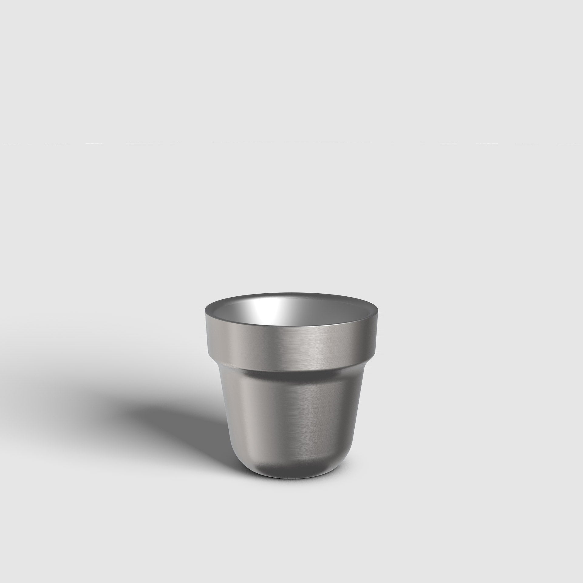 TAZZA 100ml Edelstahl-Trinkbecher edelstahl-farben