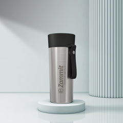 Edelstahl Thermobecher - KONA Stahl/Vulkan-Schwarz