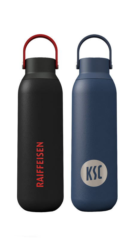 Welche Individualisierungs-möglichkeiten gibt es bei der Trinkflasche SENSIA?