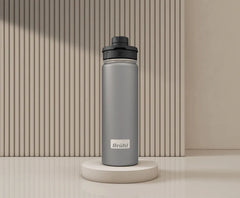 Edelstahl Sport-Trinkflasche - HYPRO Daytona-Grau